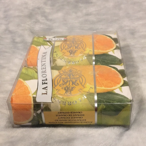 Citrus Scented Hand Soap Made in Italy by La Florentina Set of Two 7oz Bars NWT - Picture 7 of 16